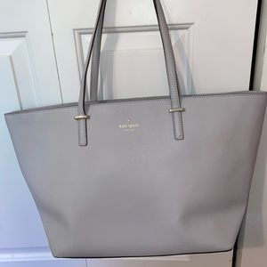 Kate Spade Stone Grey Purse Tote